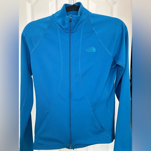 The North Face - Women's Blue Full-Zip Jacket Outdoor Hiking Layer in Size S - Picture 5 of 6